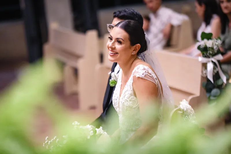 Ceremonia religiosa de una boda en Ibagué.