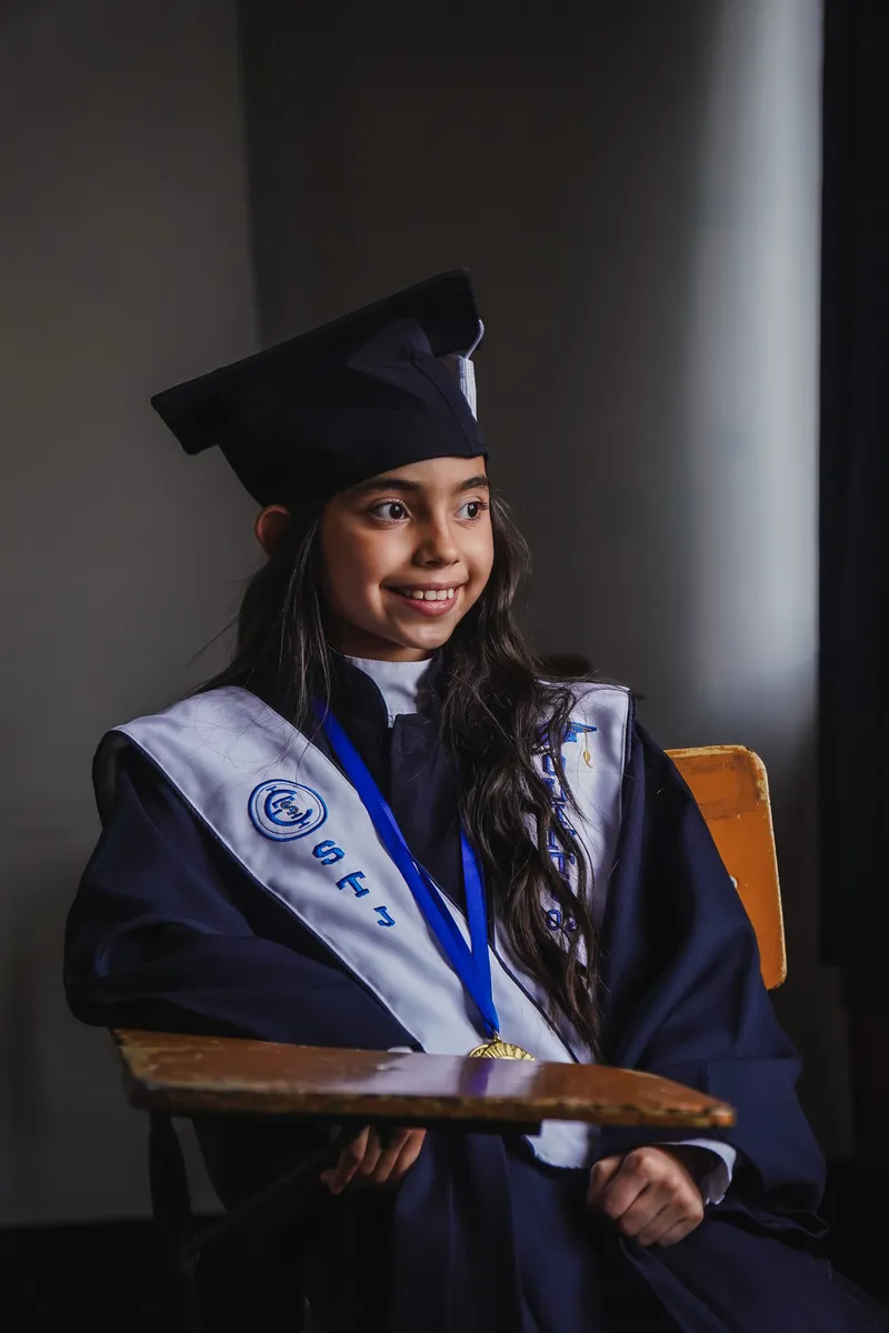 Celebración de una graduación en casa, en Ibagué.